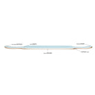 Zenit longboard cat nip 2.0 vue latérale shape concave kicktails