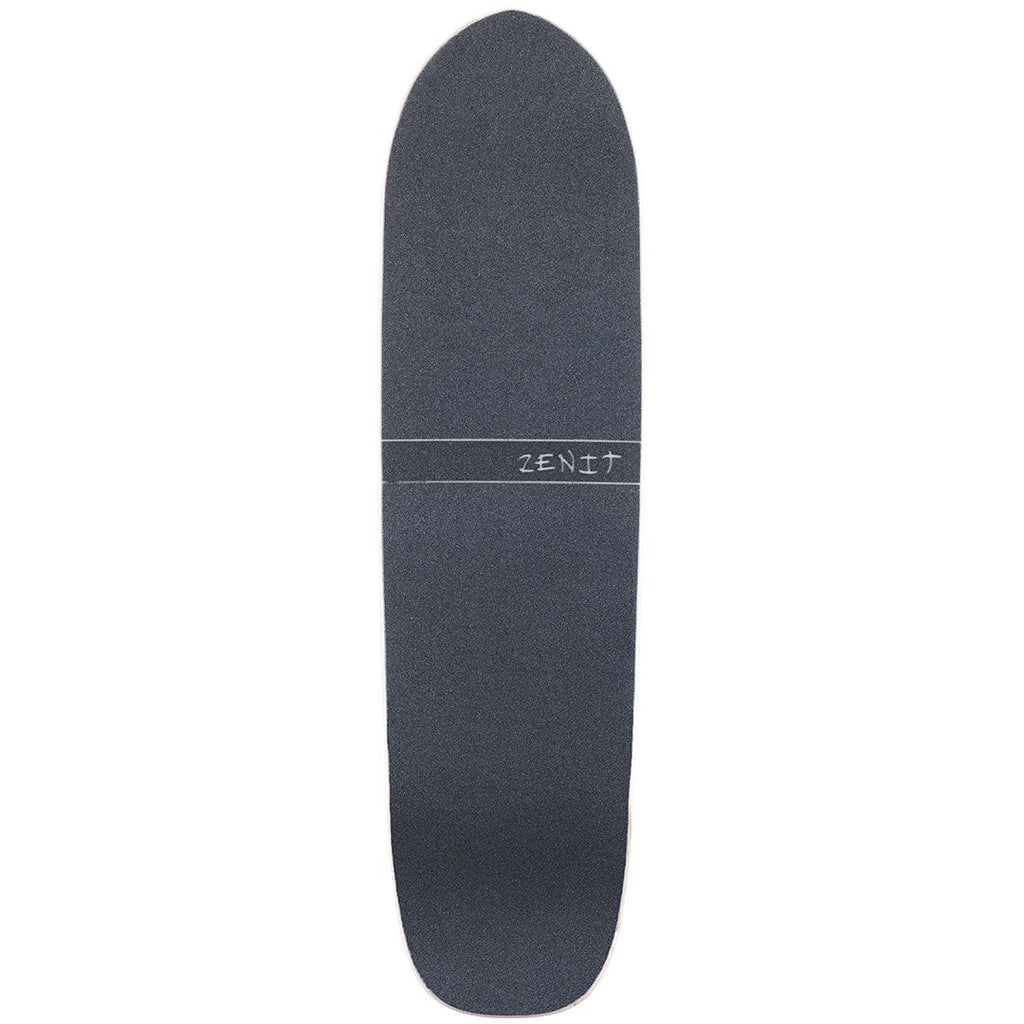 Zenit Marble 38 V3 le downhill freeride longboard single kicktail top view black jessup griptape
