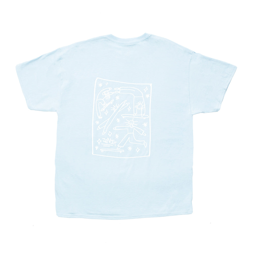 Mr. Blue Sky T-shirt - Zenit Longboard