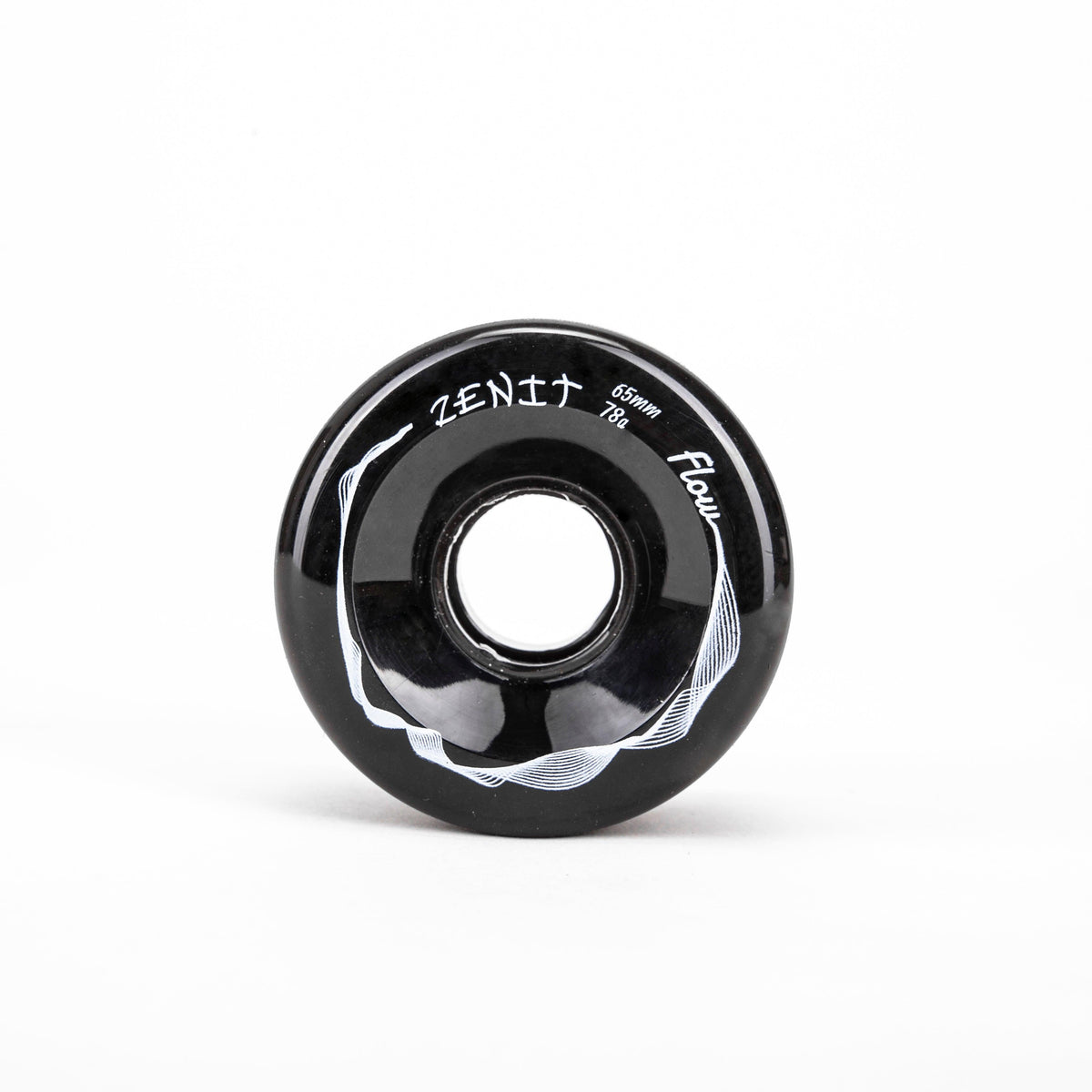 Zenit Flow in Black - 65mm 78a - Zenit Longboard - Zenit Flow in Black - 65mm 78a